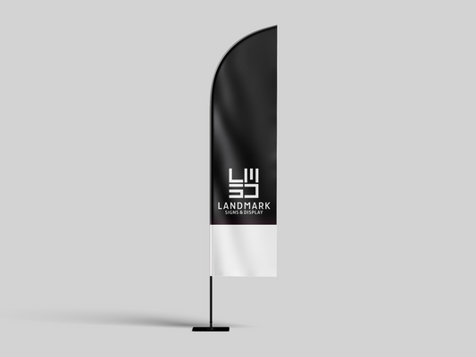 Fabric Feather Flag (Pole Included)